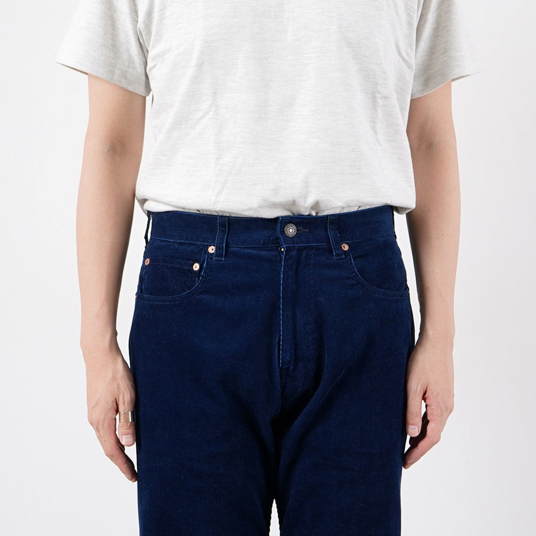 FOB FACTORY（FOBファクトリー） F1154 インディゴ コーデュロイ 5P パンツ 日本製