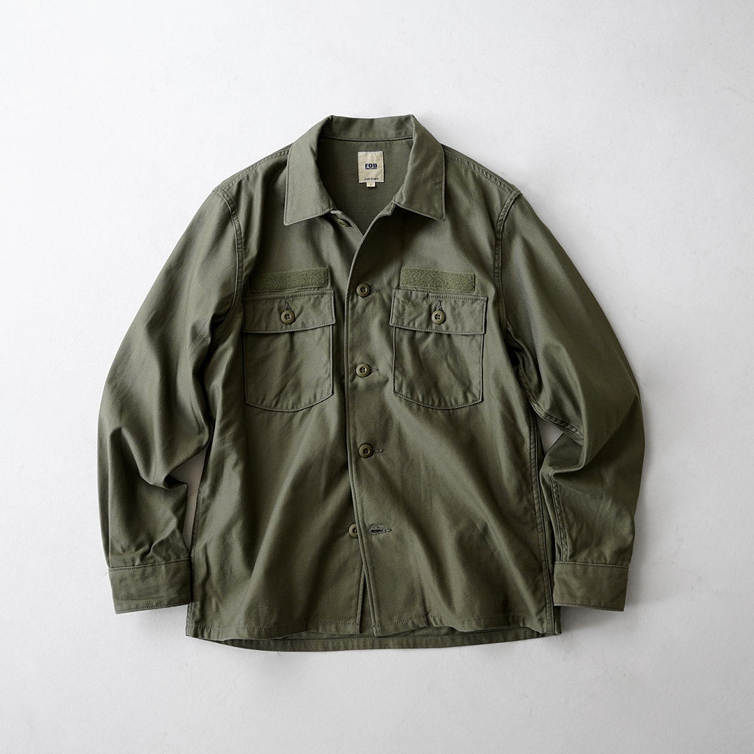 FOB FACTORY（F.O.Bファクトリー） F2469 ユーティリティ ユニフォーム シャツ 日本製