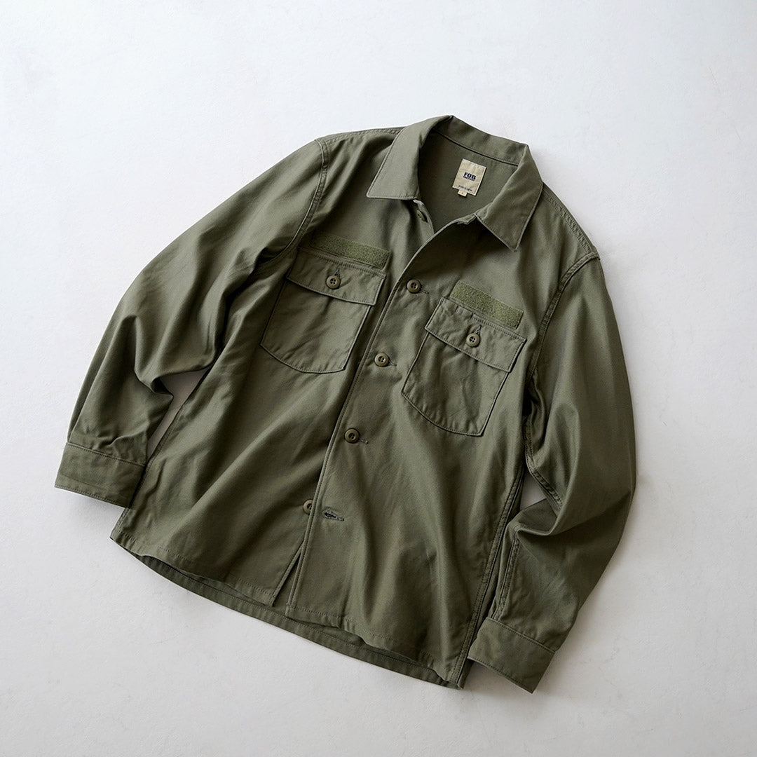 FOB FACTORY（F.O.Bファクトリー） F2469 ユーティリティ ユニフォーム シャツ 日本製