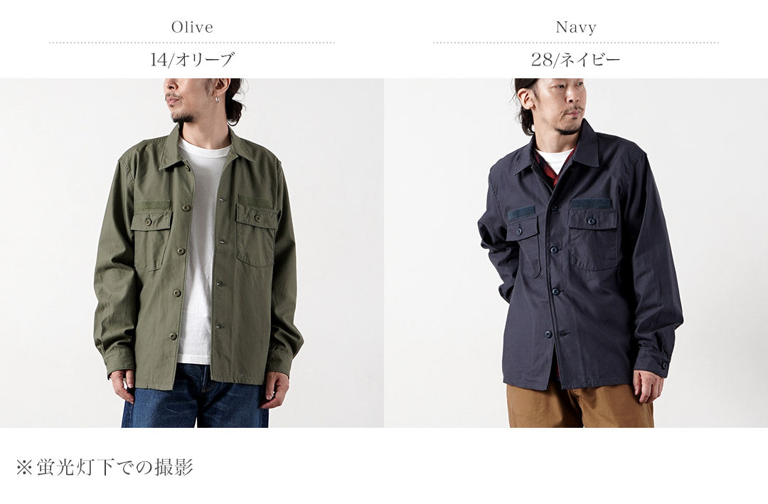 FOB FACTORY（F.O.Bファクトリー） F2469 ユーティリティ ユニフォーム シャツ 日本製