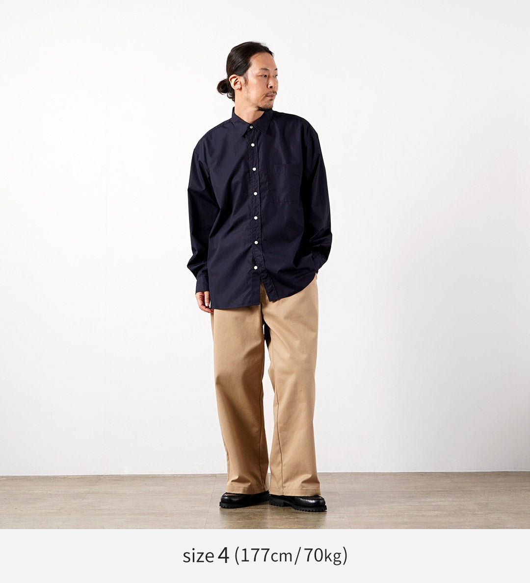 UNIVERSAL PRODUCTS.（ユニバーサルプロダクツ） ロングスリーブレギュラーシャツ 日本製