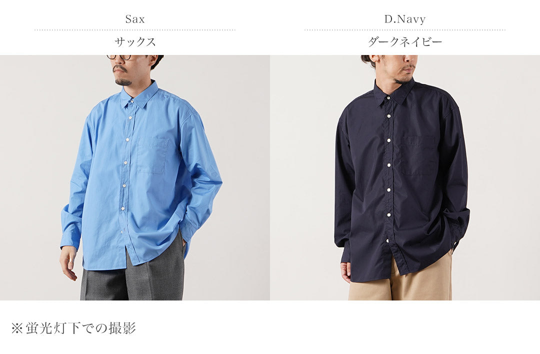 UNIVERSAL PRODUCTS.（ユニバーサルプロダクツ） ロングスリーブレギュラーシャツ 日本製