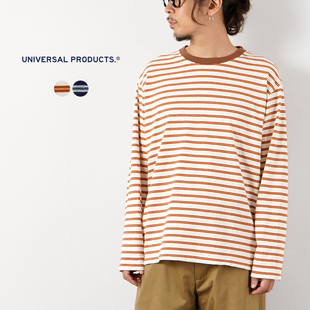 UNIVERSAL PRODUCTS.（ユニバーサルプロダクツ
） オリジナルボーダーロングスリーブTシャツ 日本製