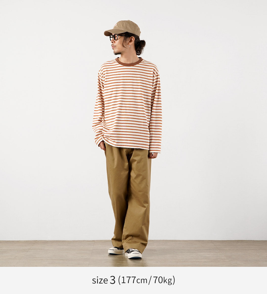 UNIVERSAL PRODUCTS.（ユニバーサルプロダクツ
） オリジナルボーダーロングスリーブTシャツ 日本製