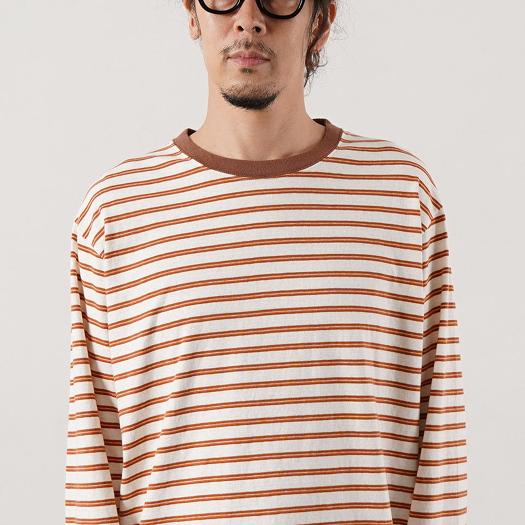 UNIVERSAL PRODUCTS.（ユニバーサルプロダクツ
） オリジナルボーダーロングスリーブTシャツ 日本製