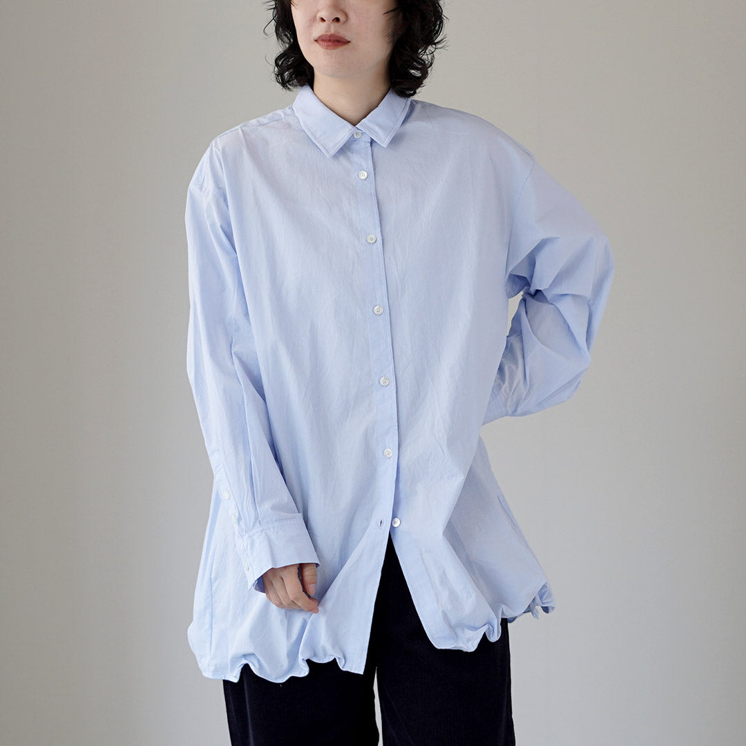 YENN（イェン） ワイヤード オーバー シャツ / レディース ロング 長袖