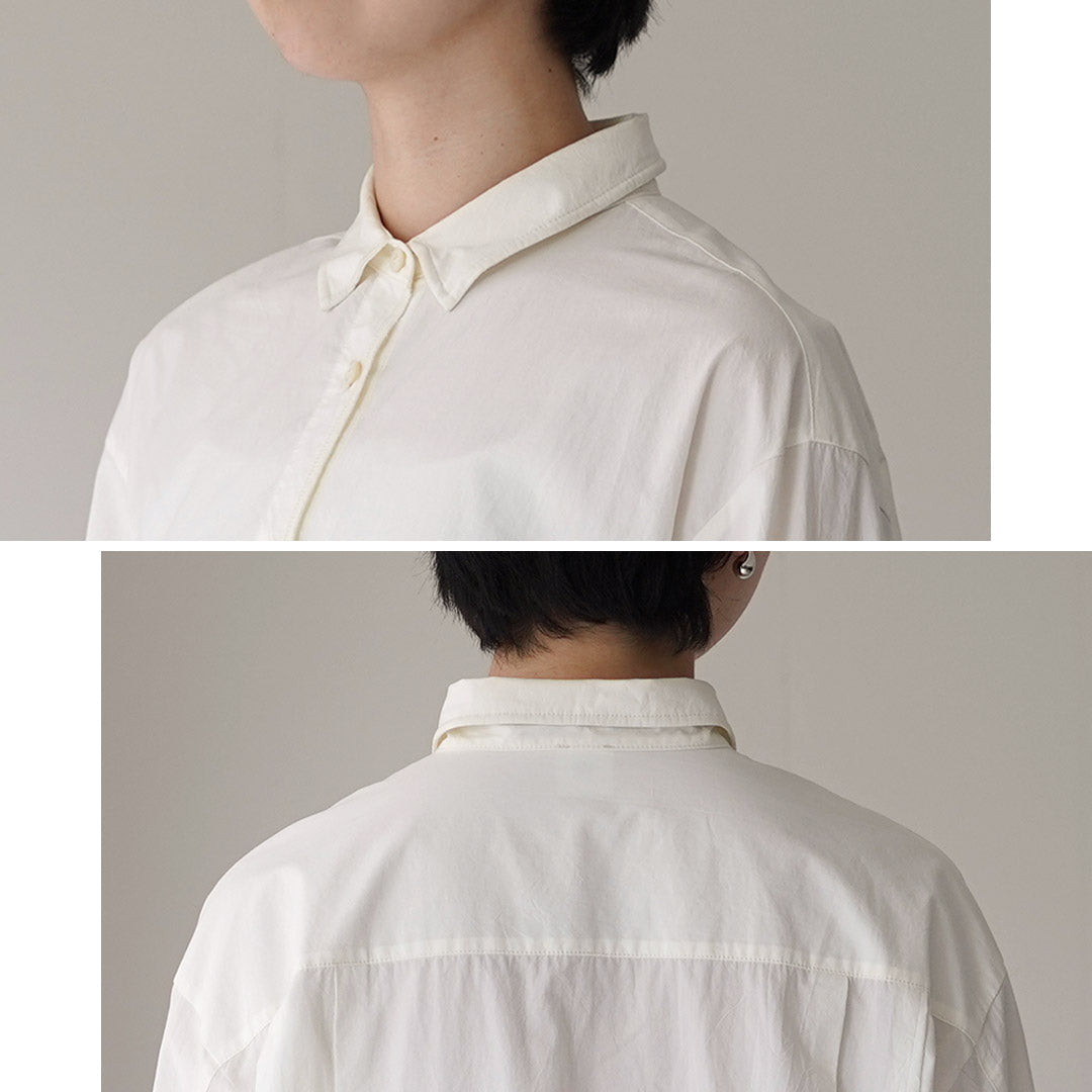 YENN（イェン） ワイヤード オーバー シャツ / レディース ロング 長袖