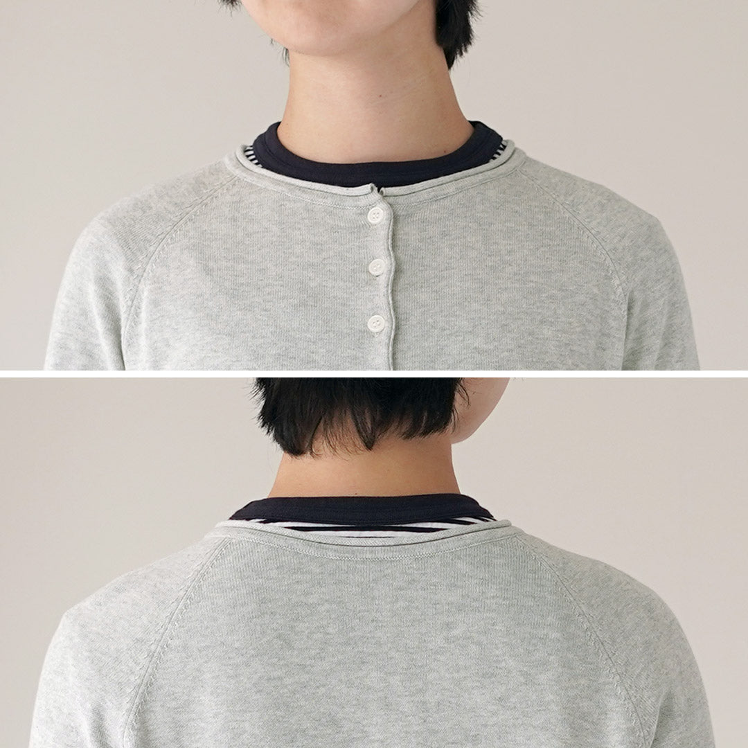 MAO MADE（マオメイド） やわらかコットン 2WAYプルオーバー