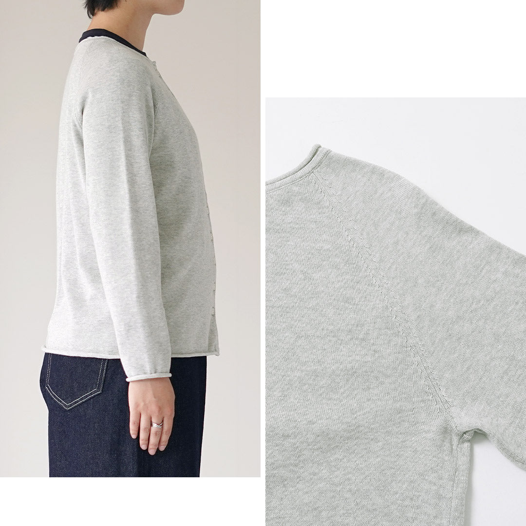 MAO MADE（マオメイド） やわらかコットン 2WAYプルオーバー