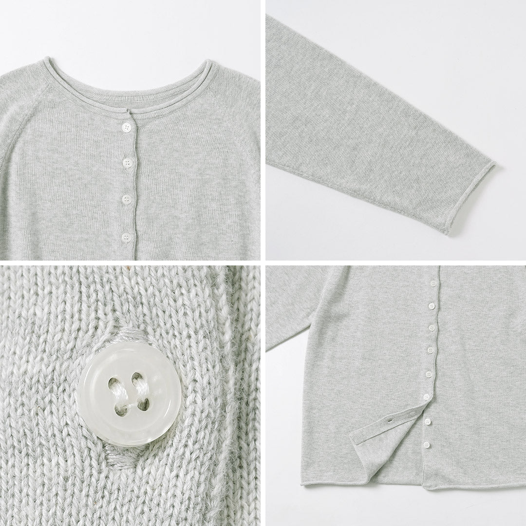MAO MADE（マオメイド） やわらかコットン 2WAYプルオーバー
