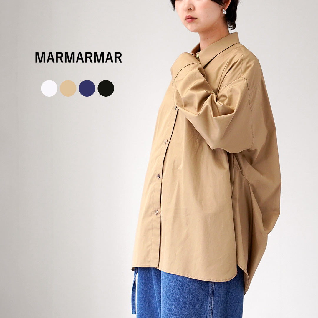 MARMARMAR（マーマーマー） バックコクーン レギュラーシャツ 日本製