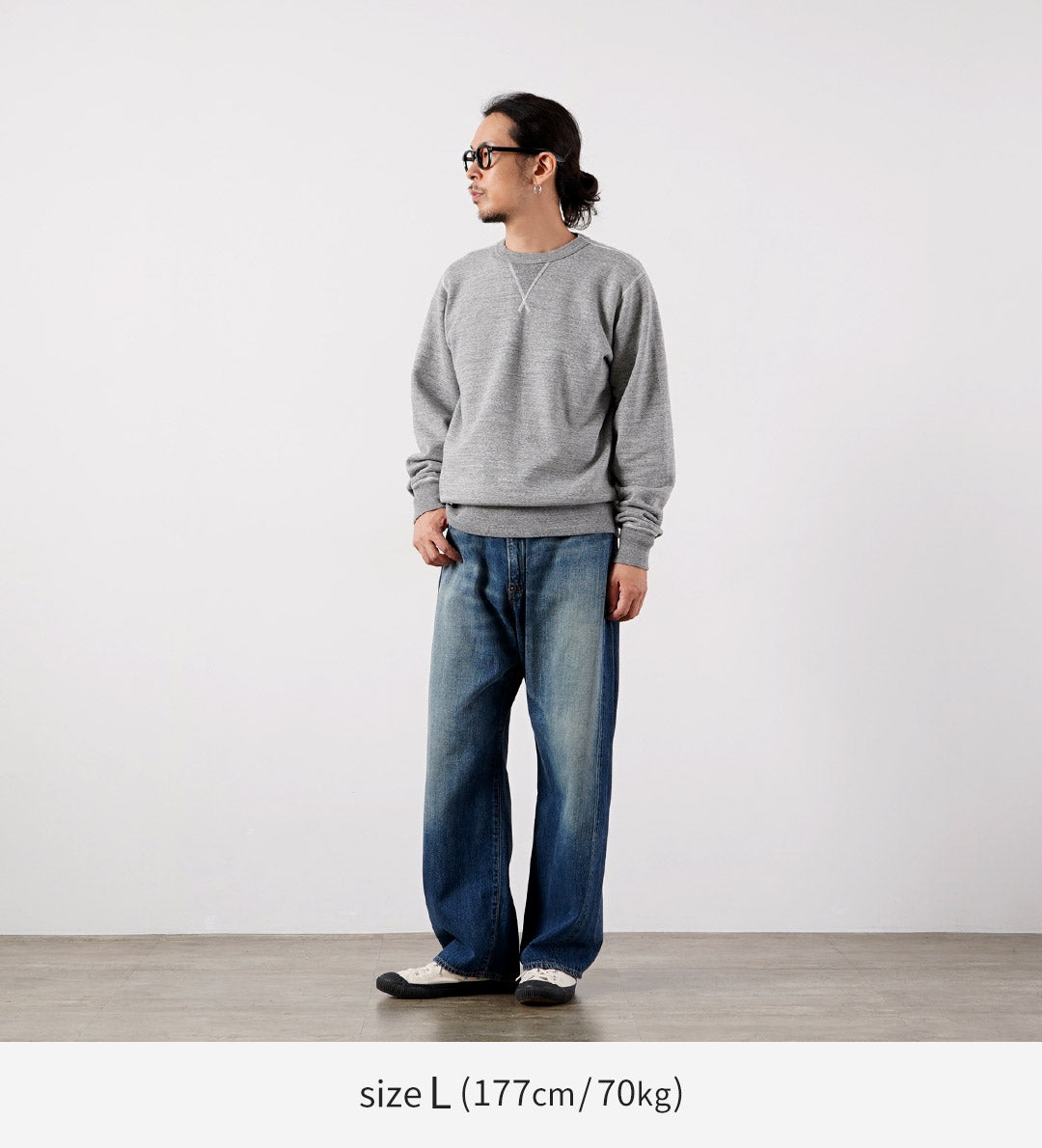 BUZZ RICKSONS（バズリクソンズ） セットインスリーブ クルーネックスウェット 日本製