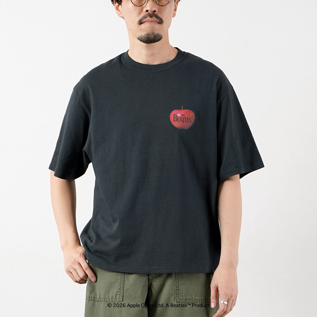 FREE RAGE（フリーレイジ） ビートルズ×フリーレイジ ラストリリース リサイクルコットン ショートスリーブTシャツ 日本製