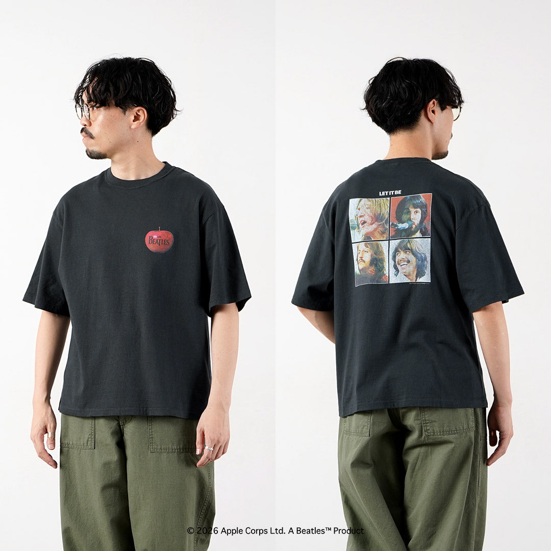 FREE RAGE（フリーレイジ） ビートルズ×フリーレイジ ラストリリース リサイクルコットン ショートスリーブTシャツ 日本製