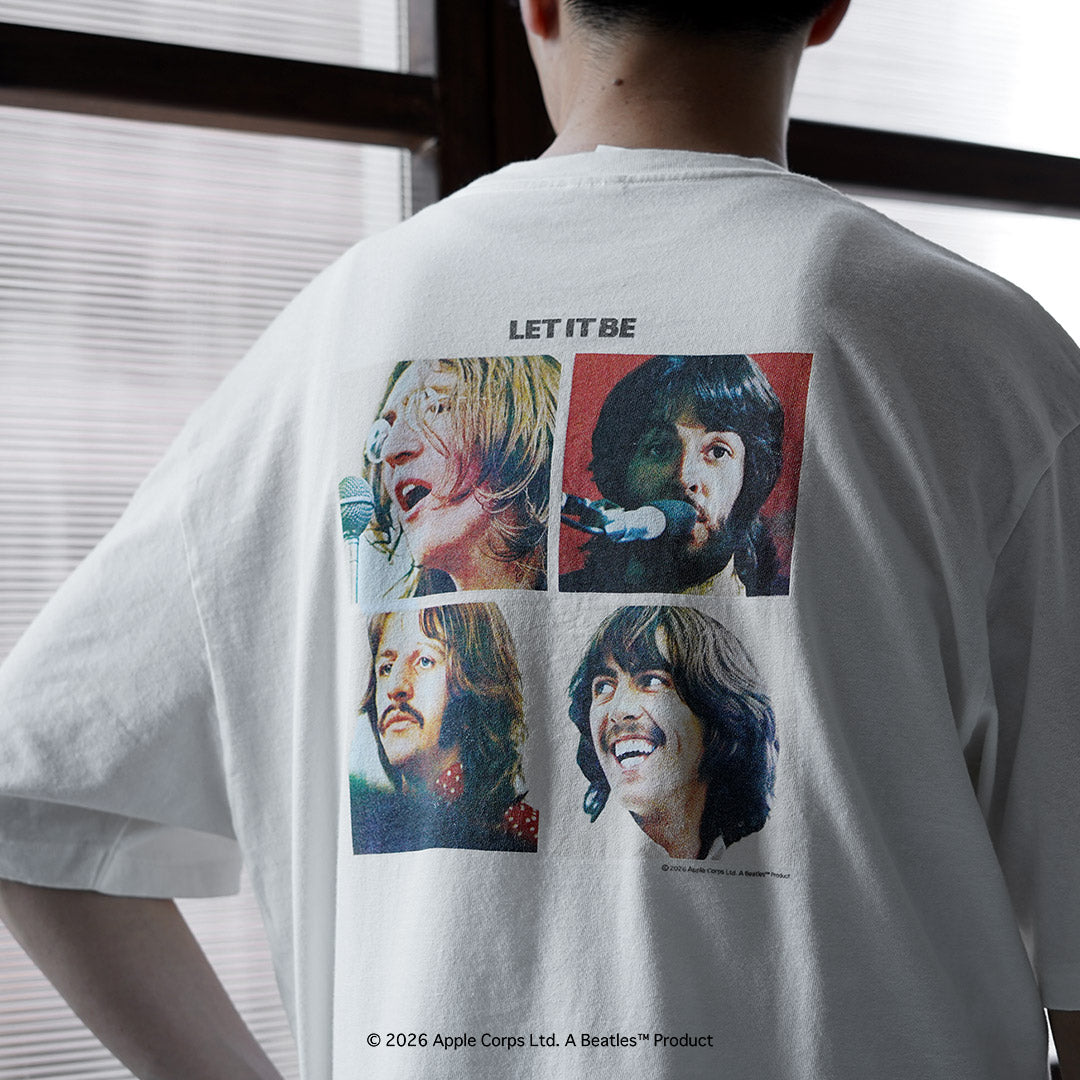 FREE RAGE（フリーレイジ） ビートルズ×フリーレイジ ラストリリース リサイクルコットン ショートスリーブTシャツ 日本製