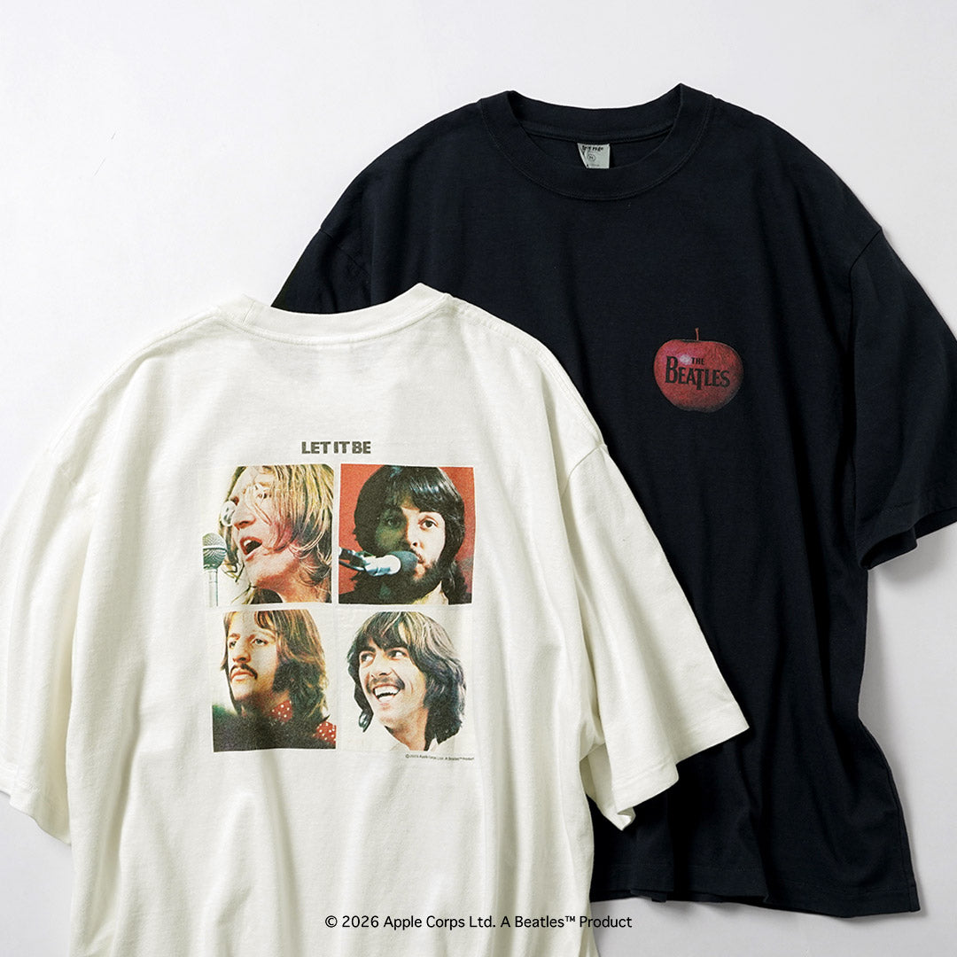 FREE RAGE（フリーレイジ） ビートルズ×フリーレイジ ラストリリース リサイクルコットン ショートスリーブTシャツ 日本製