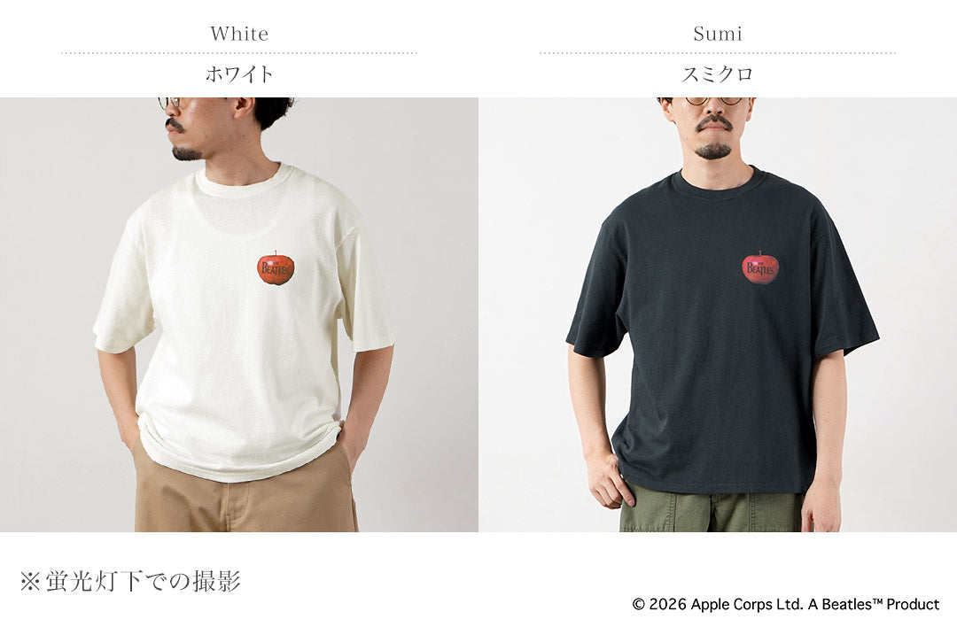 FREE RAGE（フリーレイジ） ビートルズ×フリーレイジ ラストリリース リサイクルコットン ショートスリーブTシャツ 日本製