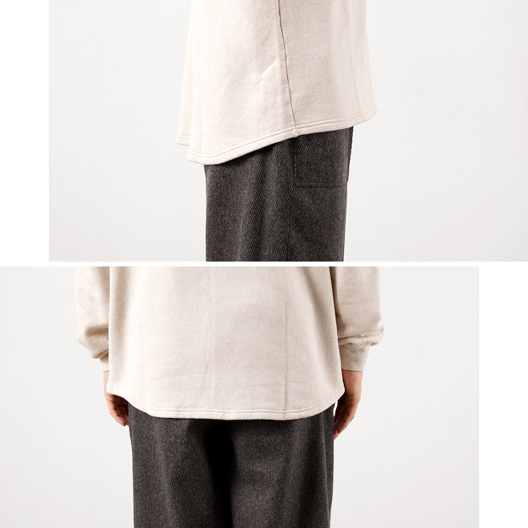 KEMA DESIGNS（ケマデザインズ） キーネック ライトテリー プルオーバー 日本製