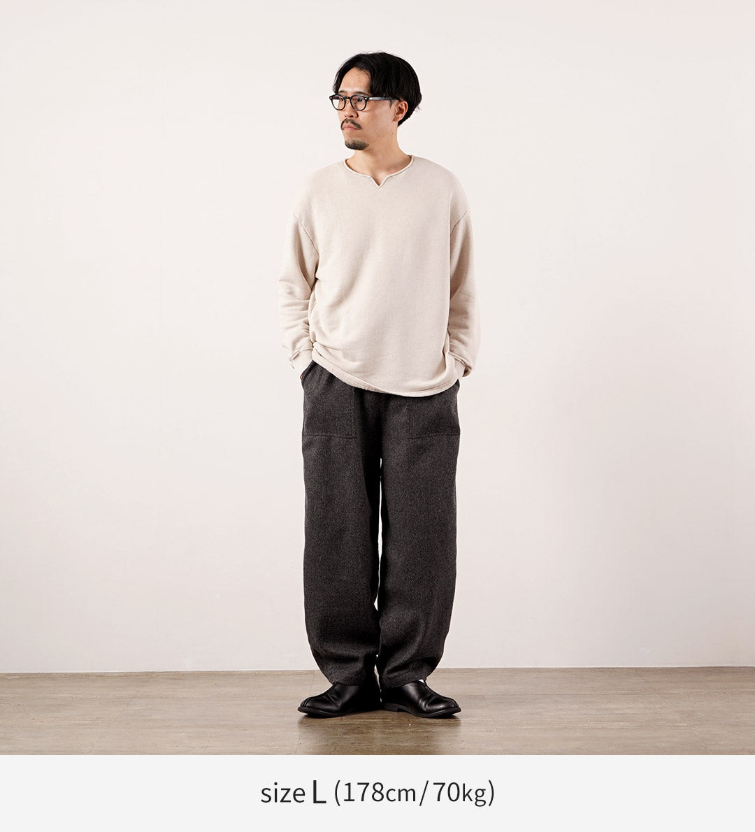 KEMA DESIGNS（ケマデザインズ） キーネック ライトテリー プルオーバー 日本製