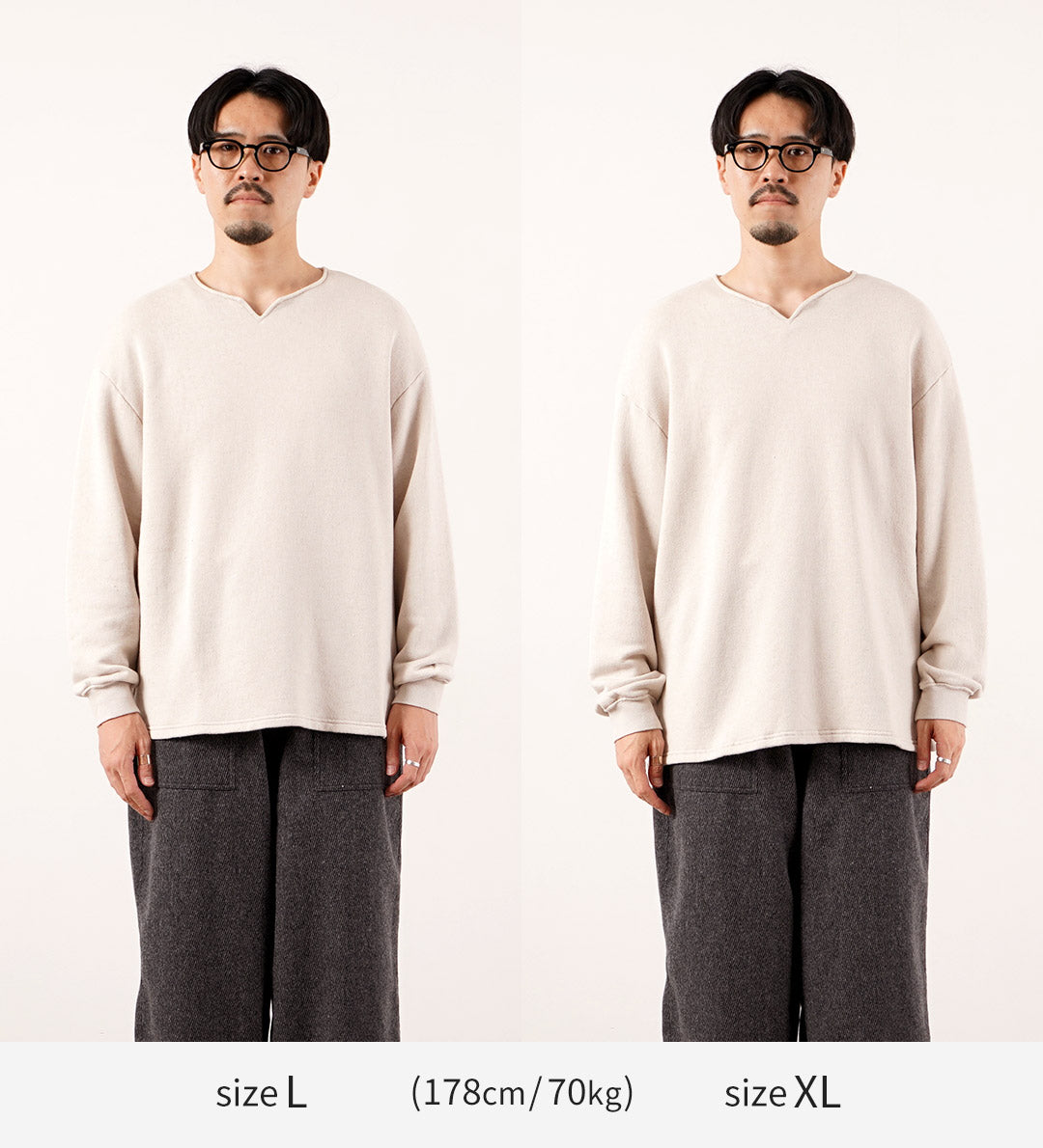 KEMA DESIGNS（ケマデザインズ） キーネック ライトテリー プルオーバー 日本製