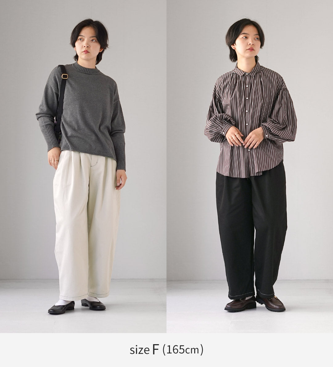 MANON（マノン） スリータック ワイド チノパンツ 日本製