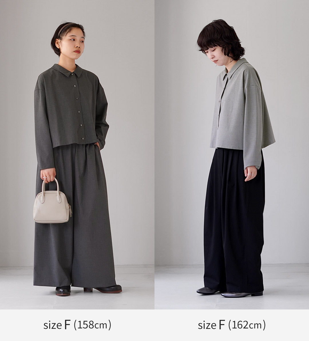 mizuiro ind（ミズイロインド） T/R ワイドシャツ 日本製