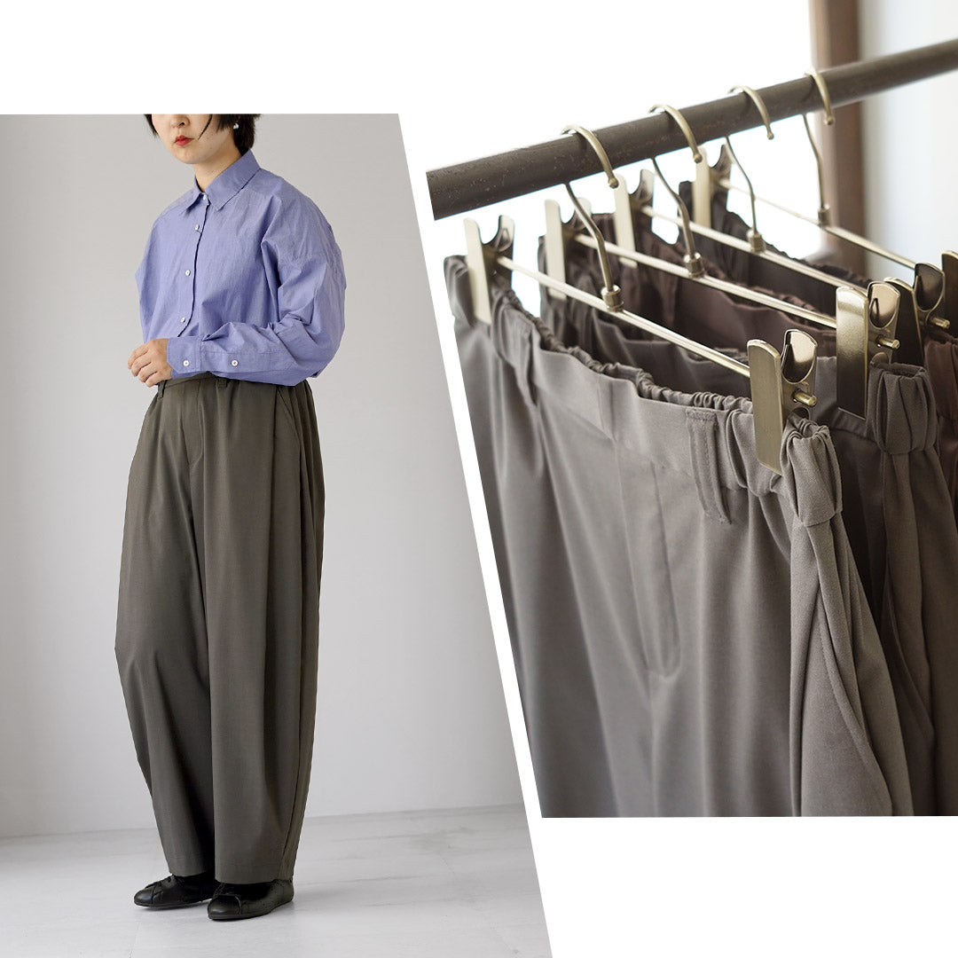 mizuiro ind（ミズイロインド） ディープタック パンツ 日本製