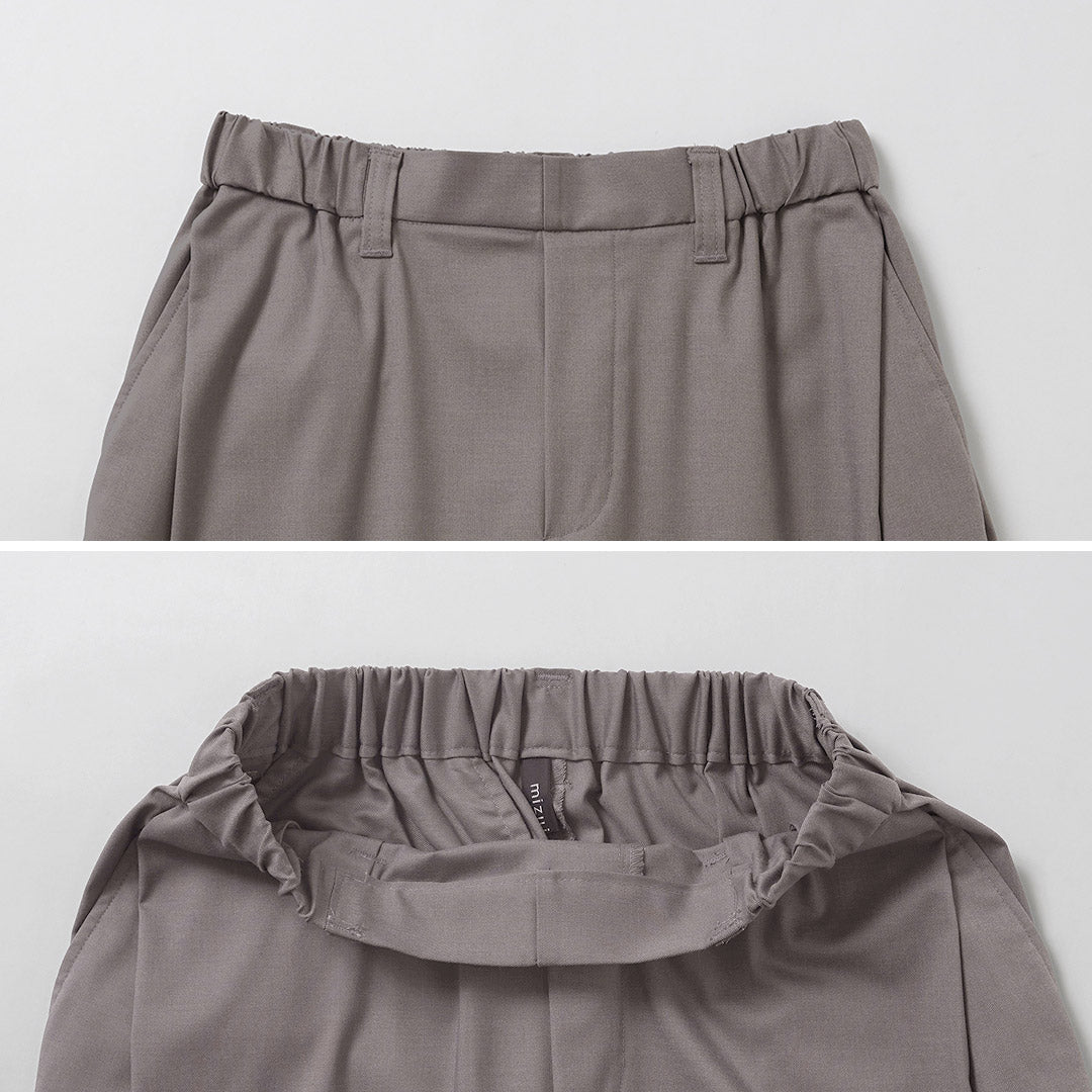 mizuiro ind（ミズイロインド） ディープタック パンツ 日本製