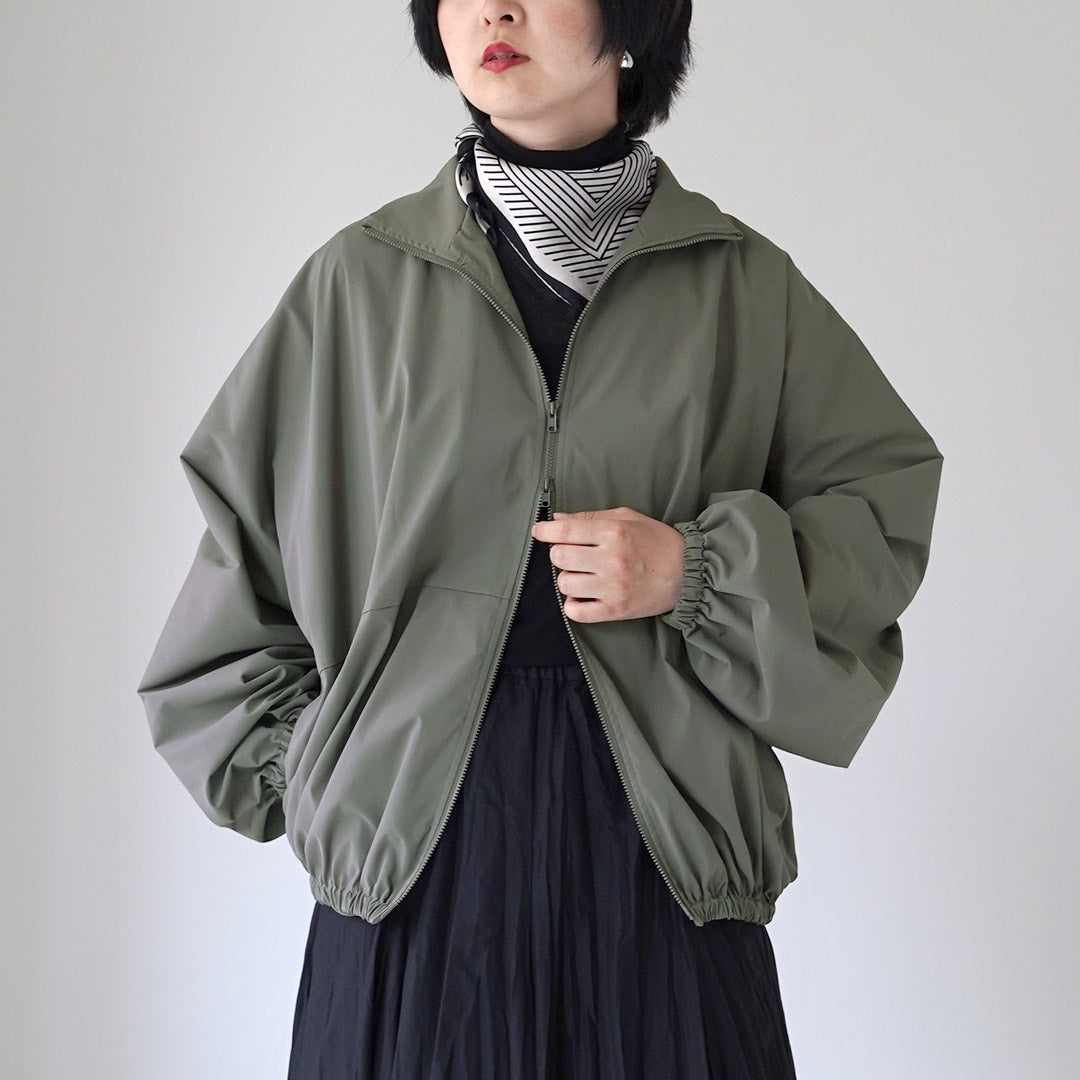 mizuiro ind（ミズイロインド） ハイネック ジップ ブルゾン 日本製