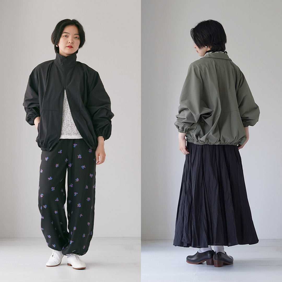 mizuiro ind（ミズイロインド） ハイネック ジップ ブルゾン 日本製