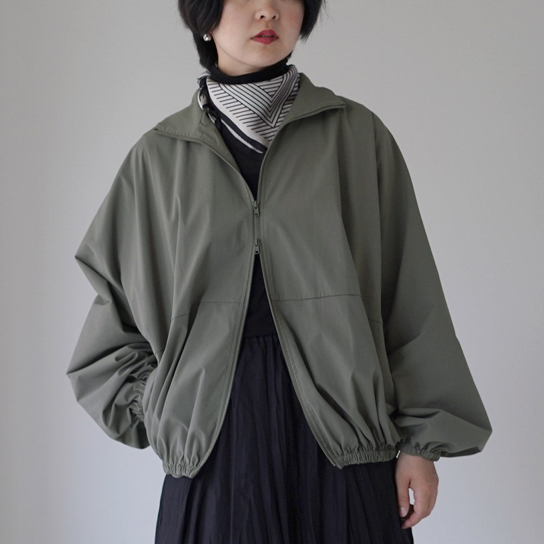 mizuiro ind（ミズイロインド） ハイネック ジップ ブルゾン 日本製