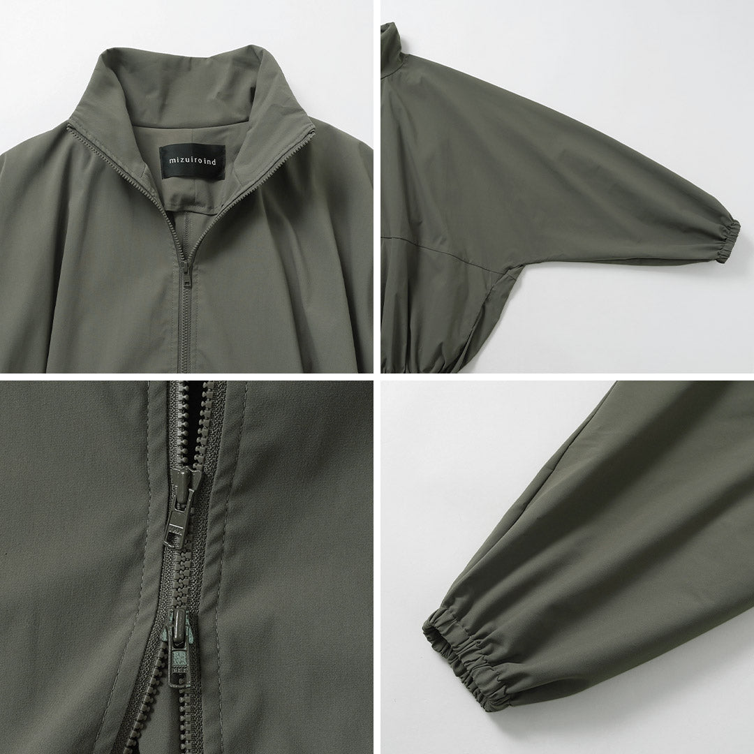 mizuiro ind（ミズイロインド） ハイネック ジップ ブルゾン 日本製