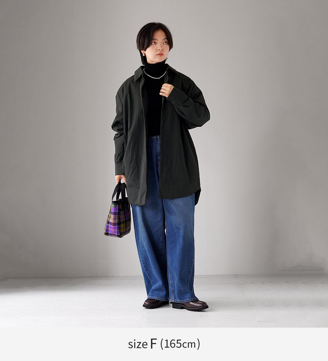 mizuiro ind（ミズイロインド） パディング オーバーサイズ シャツジャケット