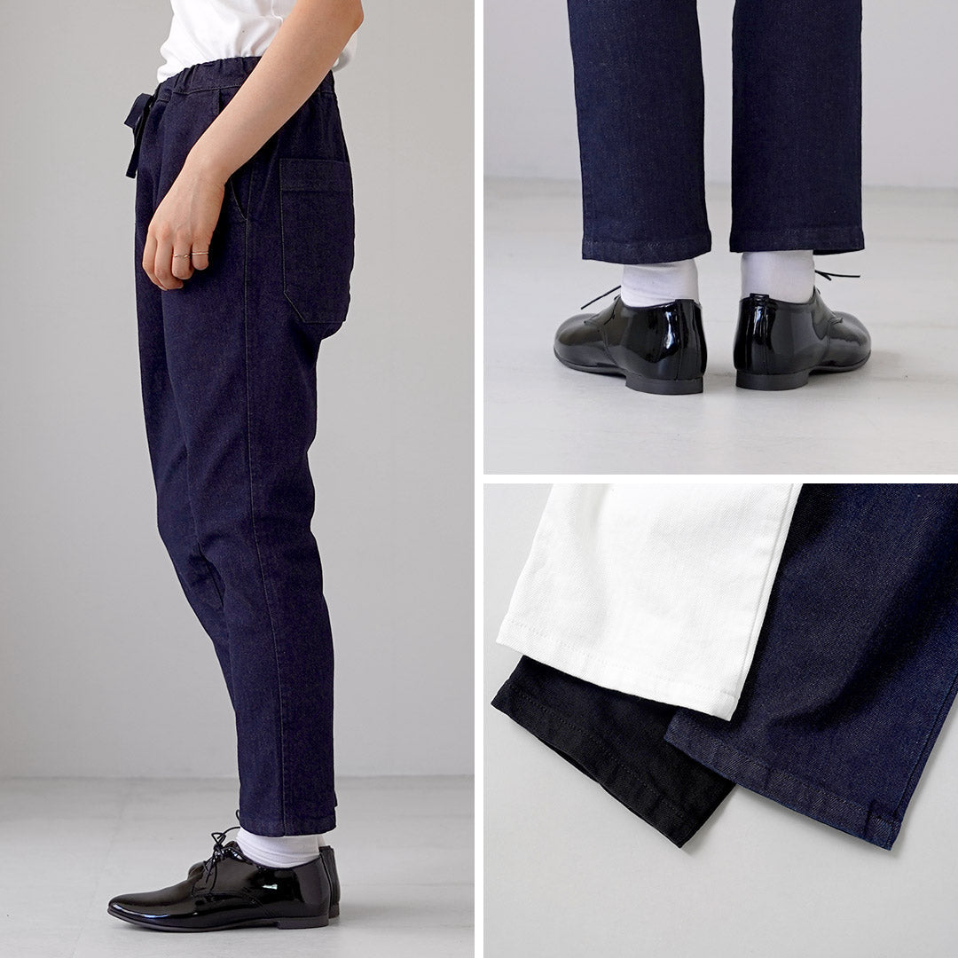 TRAVAIL MANUEL（トラバイユマニュアル） ストレッチデニム ペグパンツ 日本製
