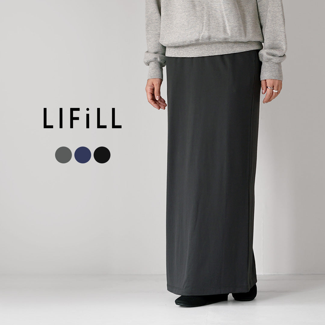 LIFiLL（リフィル） コットニー ロングスカート ウエストゴム 日本製
