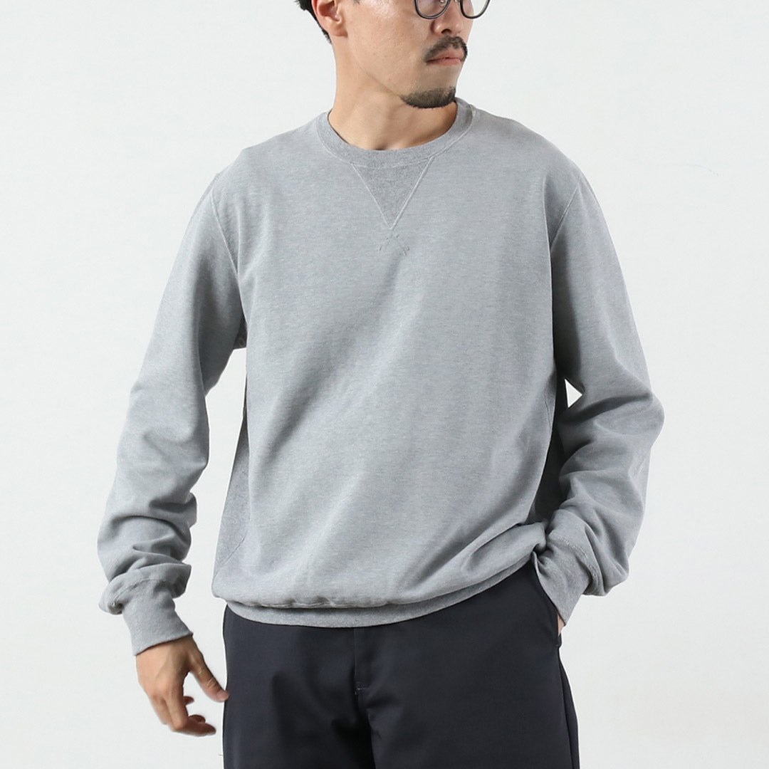 REMI RELIEF（レミレリーフ） SP加工裏毛クルー 無地 スウェット