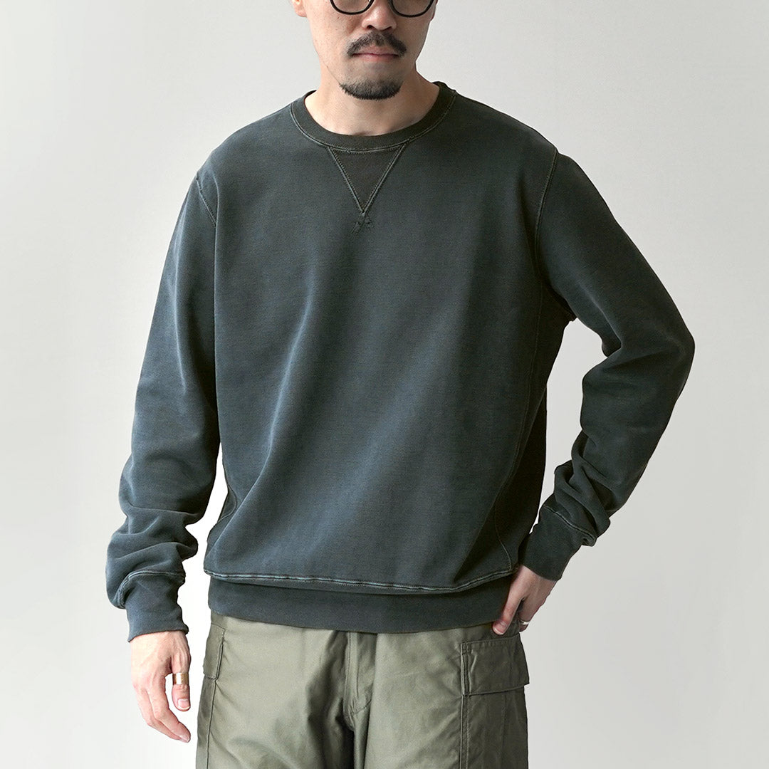 4月末削除】美品 REMI RELIEF ROOPTOKYO別注 裏毛スウェット REMI RELIEF RELIEF（レミレリーフ） SP加工裏毛クルー 無地