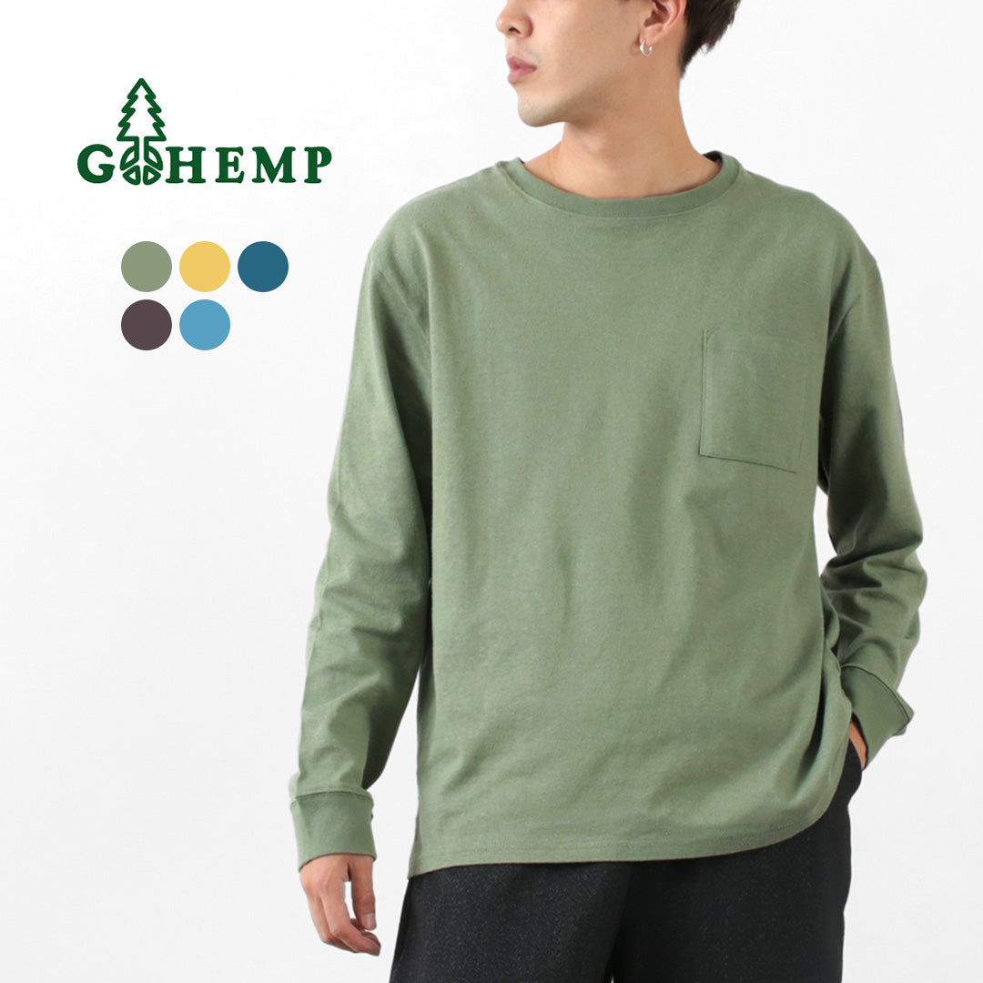 【30％OFF】GOHEMP（ゴーヘンプ） ローポケット Tシャツ