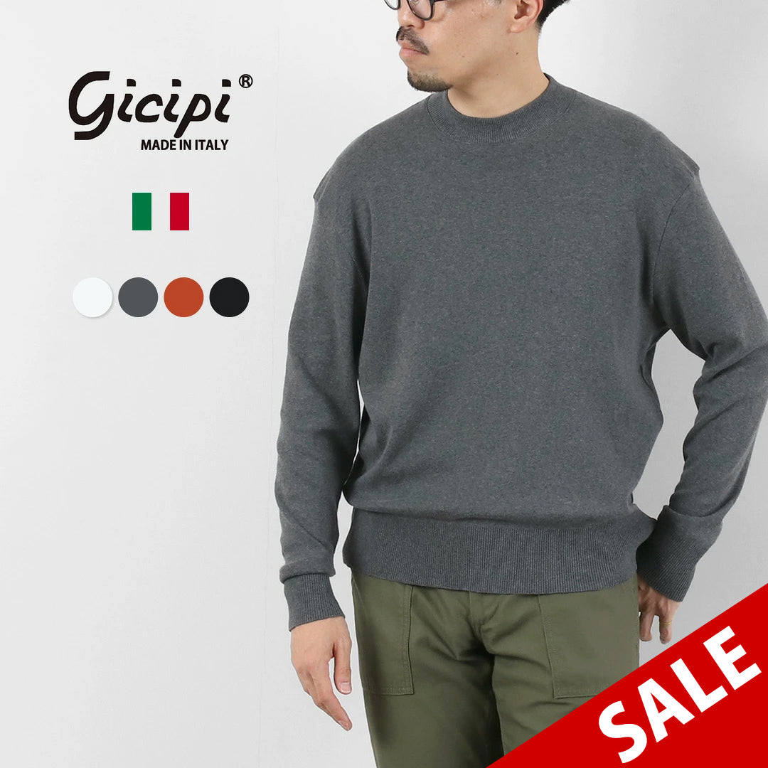 【20％OFF】GICIPI（ジチピ） ジャグァーロ ハーフモックネック リラックスフィット ニットソー 2025年モデル