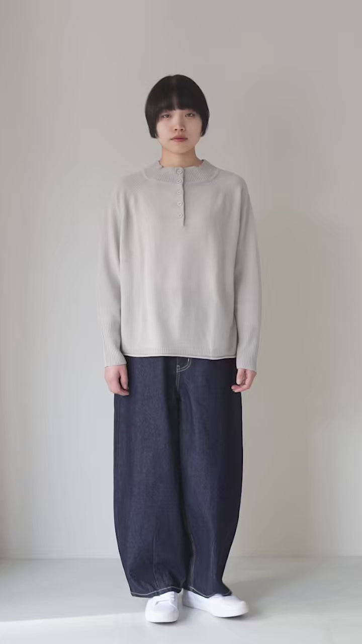 MAO MADE（マオメイド） メリノウール 2WAYくるみボタン PO ヘンリー