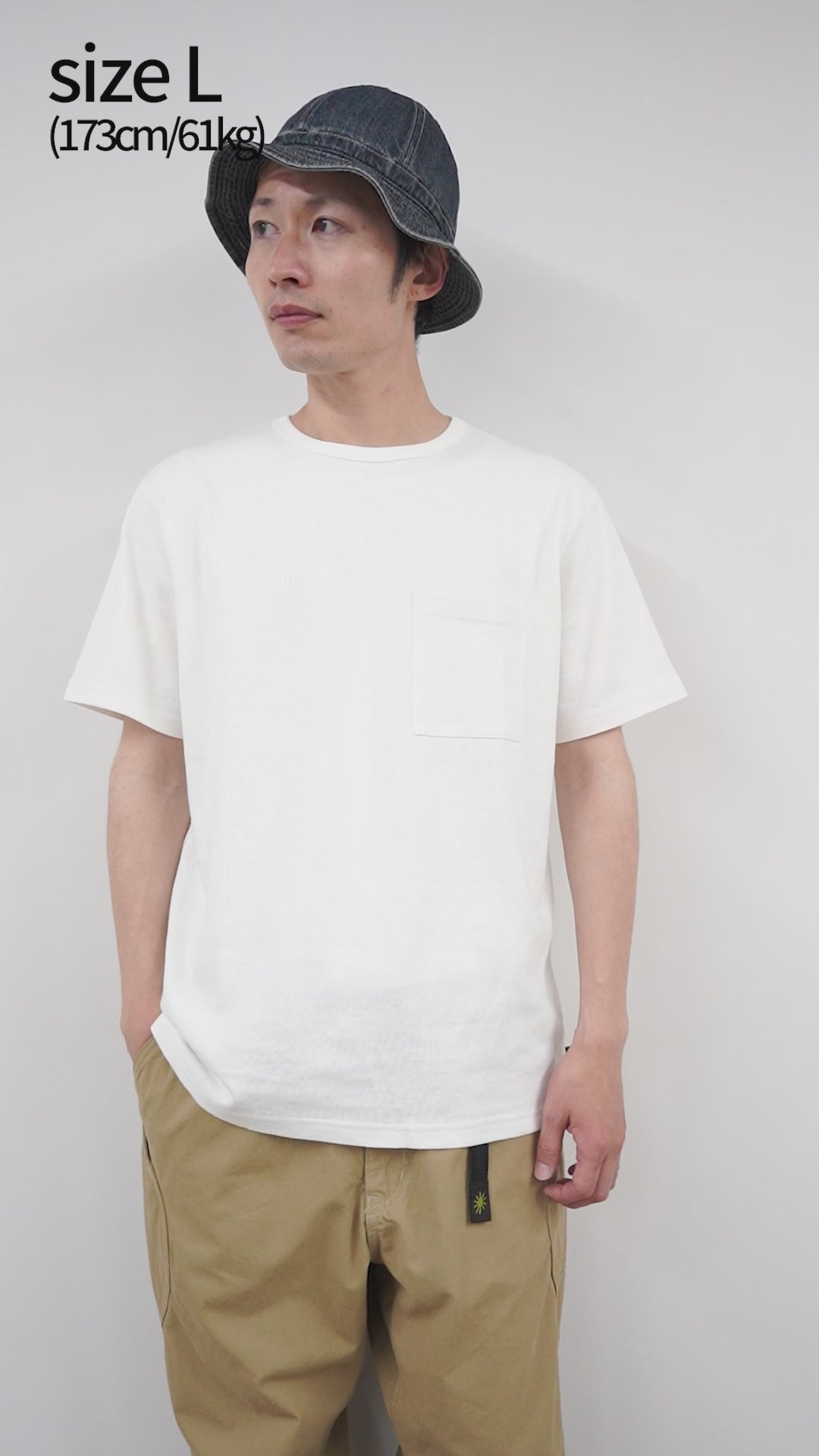 GOHEMP（ゴーヘンプ） 10oz ベーシックフィット ポケットTシャツ 