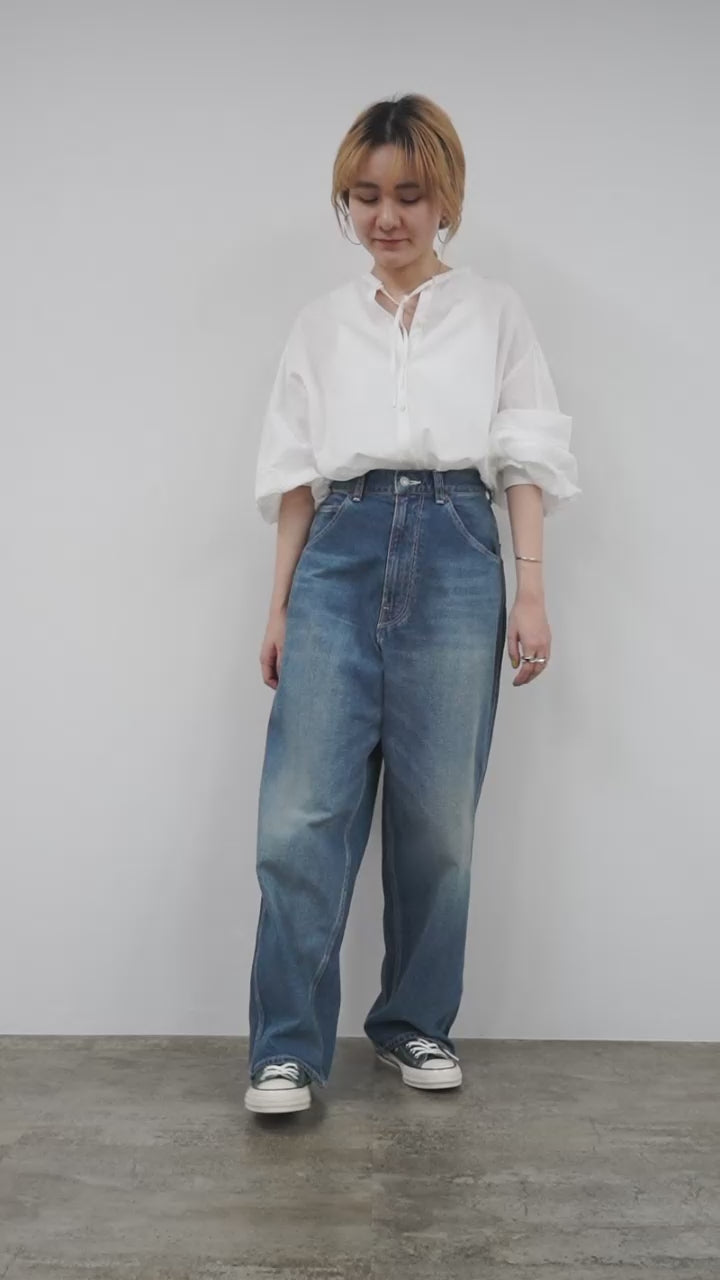 SHINZONE（シンゾーン） ツールデニムパンツ / レディース ボトムス ジーンズ ワイド 綿100 日本製 TOOL DENIM PANTS 24MMSPA01