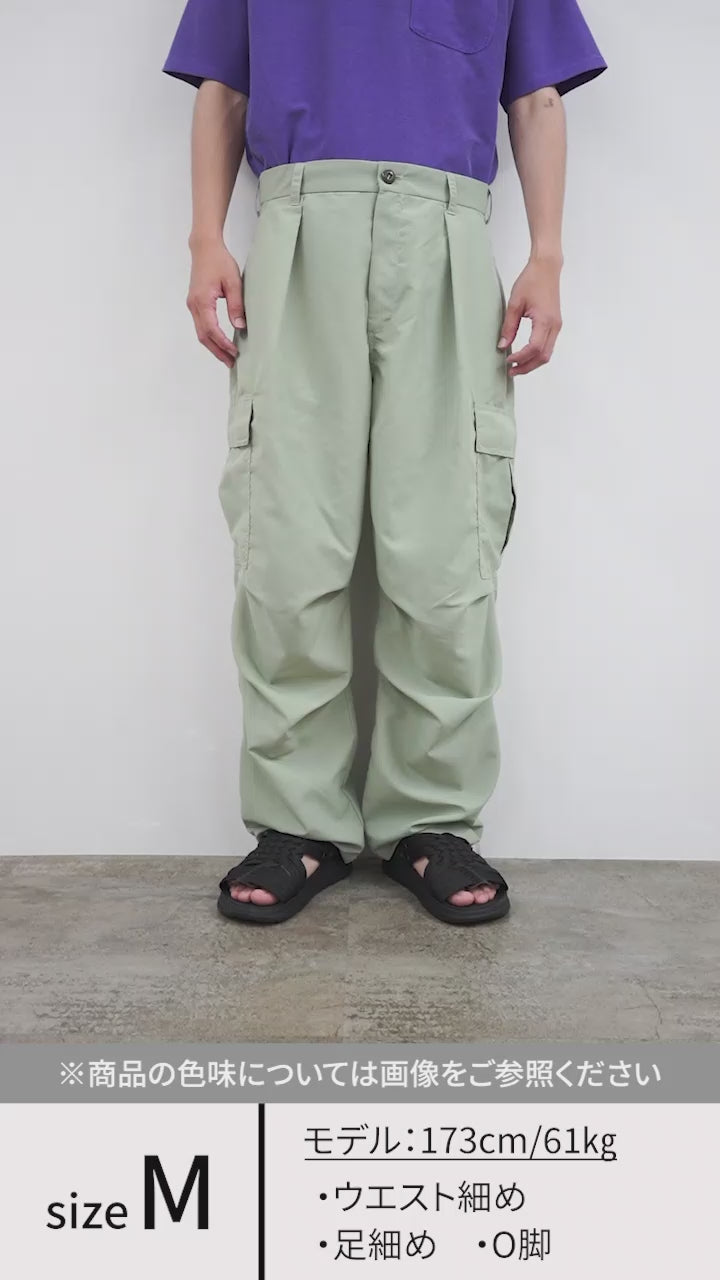 【極美品】FATIGUE SLACKS パンツ カーゴパンツ M ミリタリー 緑