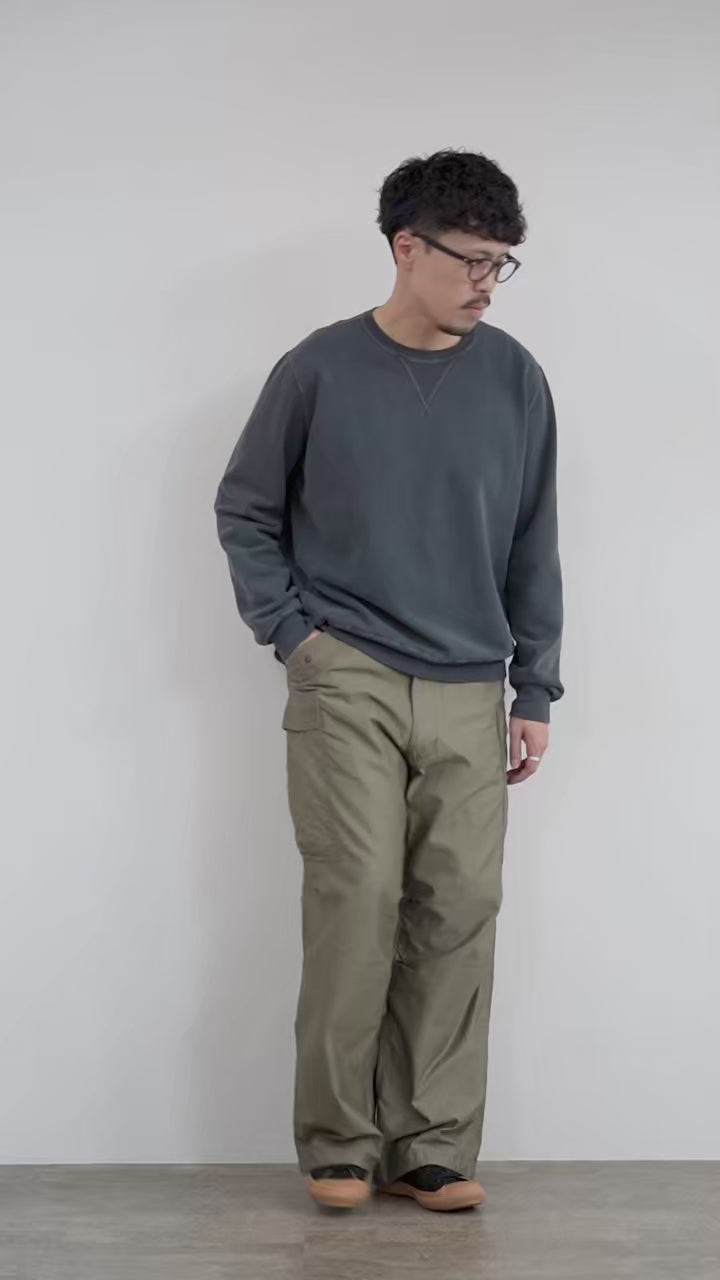 4月末削除】美品 REMI RELIEF ROOPTOKYO別注 裏毛スウェット REMI RELIEF RELIEF（レミレリーフ） SP加工裏毛クルー 無地