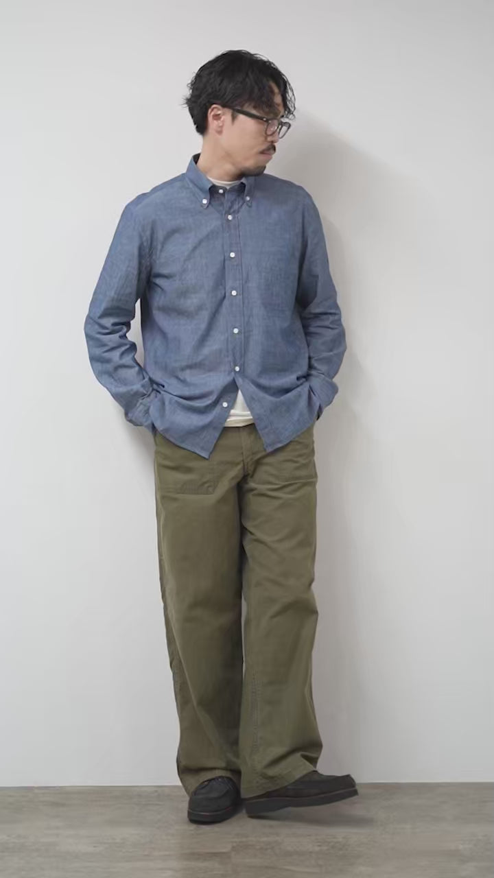 ROCOCO（ロココ） セルヴィッチ シャンブレーボタンダウンシャツ