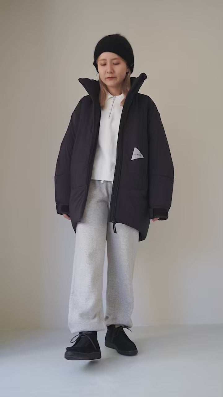 AND WANDER（アンドワンダー） トップ フリース コート (W) / レディース 冬 防寒 撥水 人工羽毛 アウター アウトドア top fleece coat