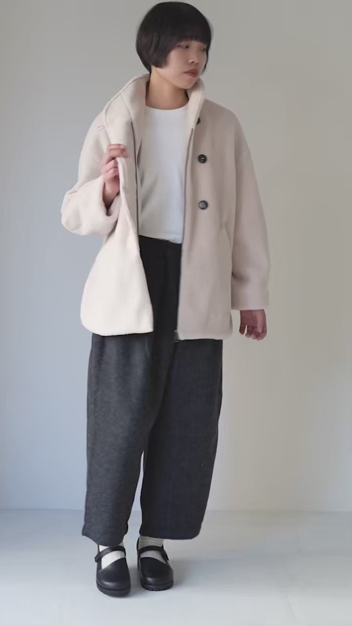 KELEN（ケレン） IOLL デザインカラー ボア コート / レディース