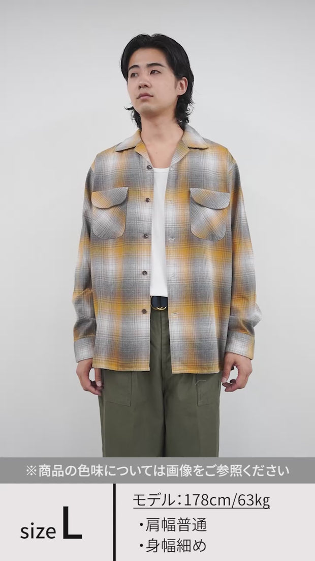 PENDLETON（ペンドルトン） オープンカラー シャツ / メンズ 長袖 綿