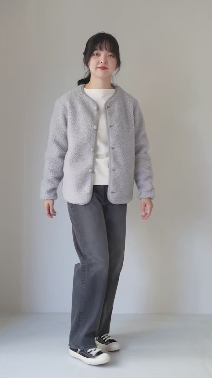 VINCENT ET MIREILLE（ヴァンソン エ ミレイユ） ボア カーディガン