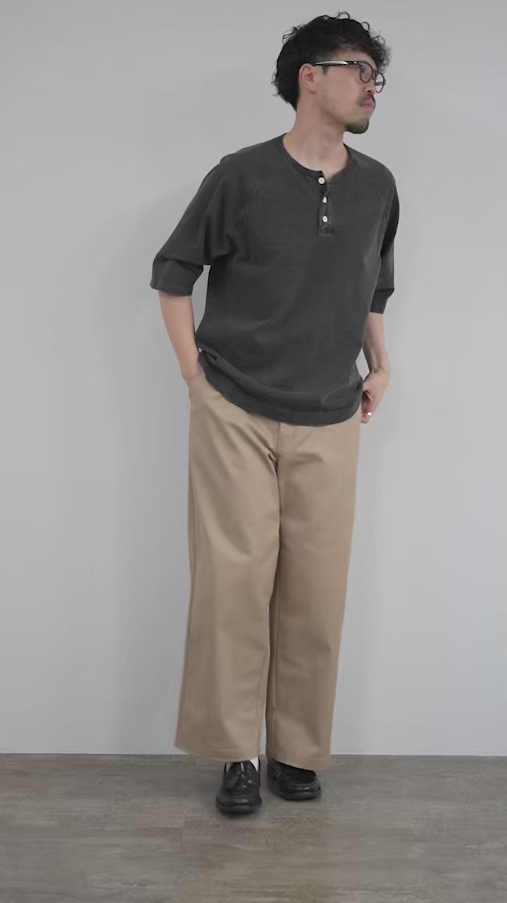 激レアGOODENOUGH×GIVY L2B 袖切替エリオットタータン/仙台限定 GOOD ON（グッドオン） 別注 ハーフスリーブ ヘビー レトロ ヘンリー